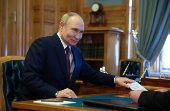 Russian President Putin meets Chechen leader Kadyrov in Moscow