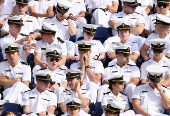 Graduation and Commissioning Ceremony at the U.S. Naval Academy in Annapolis, Maryland