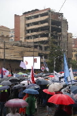 University students protest against new higher education law in Serbia