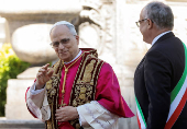 Pope Leo XIV visits Campidoglio (Capitoline Hill) in Rome