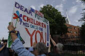 Rally in support of international students at Harvard University