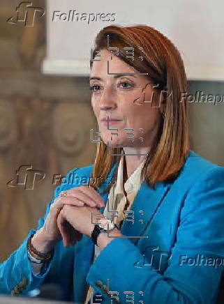 European Parliament President Metsola visits Italy