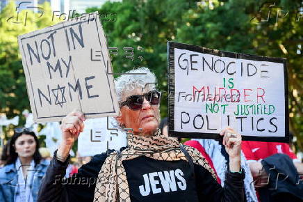 Protesters rally for Gaza in Sydney, Austalia