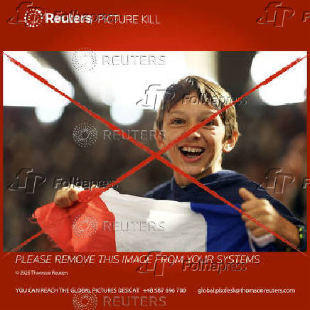 Attention Editors: Picture kill for UP1EL6413Z9EP