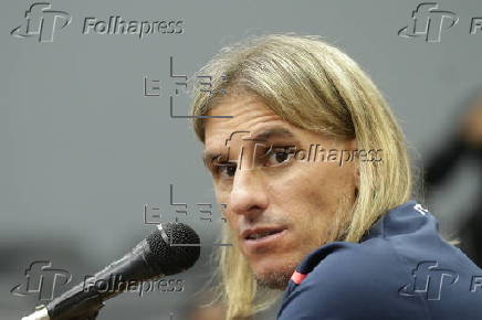Rueda de prensa de la selección de Ecuador
