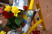 Colombian Senator Miguel Uribe shot during a campaign event, in Bogota