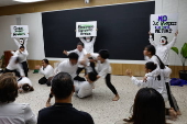 Families of victims of extra-judicial killings dramatize their experience through theater program
