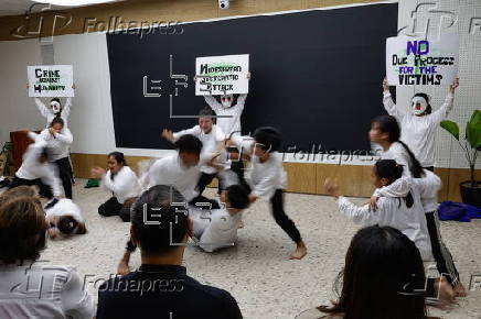 Families of victims of extra-judicial killings dramatize their experience through theater program