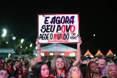 Fan Zone da Copa do Mundo de Clubes da FIFA na Praia de Copacabana.