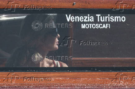 Arrivals ahead of the expected wedding of Amazon founder Jeff Bezos and Lauren Sanchez, in Venice