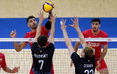 FIVB Volleyball Men's Nations League - Argentina vs Iran