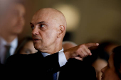 Alexandre de Moraes em sessão de abertura no Congresso Nacional