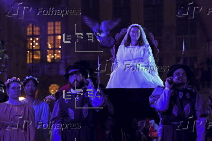 Procession of Ommegang in Brussels