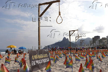 Playa de Ipanema, escenario de protesta por derechos del movimiento LGBT