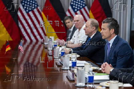 US Defense Secretary Hegseth meets with German Defense Minister Pistorius