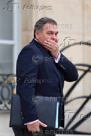 Weekly cabinet meeting at the Elysee Palace in Paris