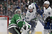 NHL: Vancouver Canucks at Dallas Stars