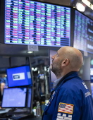 New York Stock Exchange following US Tariffs implementation