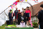 Easter celebration of 'Marching Judas' in Czech village of Stradoun