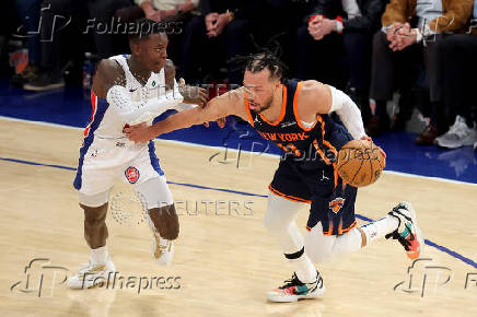 NBA: Playoffs-Detroit Pistons at New York Knicks