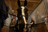 Rehearsal day ahead of the VE Day anniversary parade in London