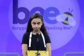 Student Spellers compete in the opening rounds of the annual Scripps National Spelling Bee in Maryland