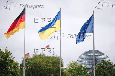 Ukrainian President Volodymyr Zelensky visits Berlin