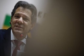 O ministro da Fazenda, Fernando Haddad