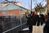 Evo Morales supporters march in mourning amid economic crisis, in La Paz