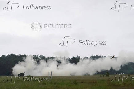 Lithuania holds HIMARS live fire exercises at targets in the Baltic Sea
