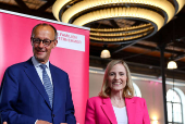 German Chancellor Friedrich Merz attends the German family entrepreneur day event in Berlin