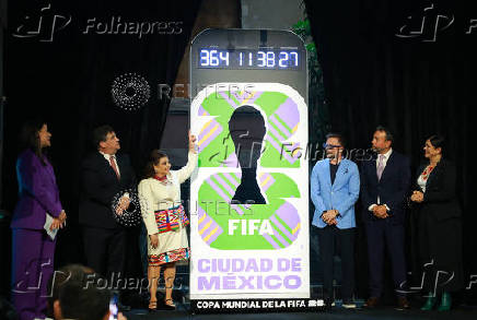 World Cup - Mexico holds event to mark one year to go until the World Cup