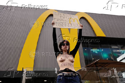 Pro-Palestinian protest in Quito