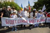 Family March in Moldova