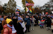 FILE PHOTO: U.S. Supreme Court hears appeal on ban of transgender care for minors, in Washington