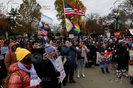 FILE PHOTO: U.S. Supreme Court hears appeal on ban of transgender care for minors, in Washington