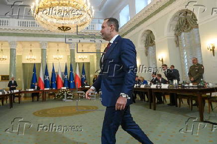 National Security Council meeting in Warsaw