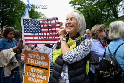 Protest against the visit of U.S. President Donald Trump, in Edinburgh