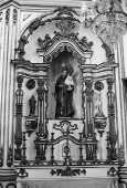 Detalhe do altar no Mosteiro da Luz,