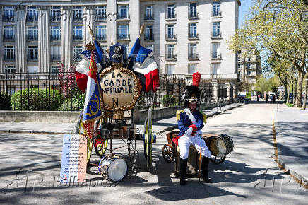Rally in support of French far-right leader Marine Le Pen in Paris