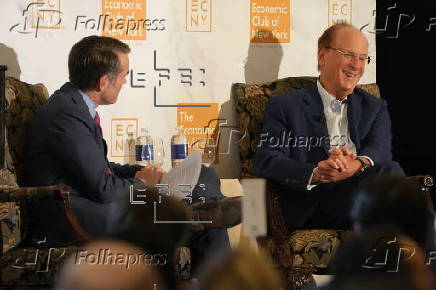 BlackRock CEO Larry Fink at Economic Club of New York Event