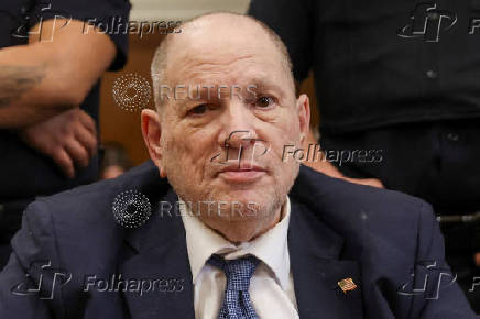 Harvey Weinstein appears at Manhattan Criminal Court for his sexual assault trial, in New York City
