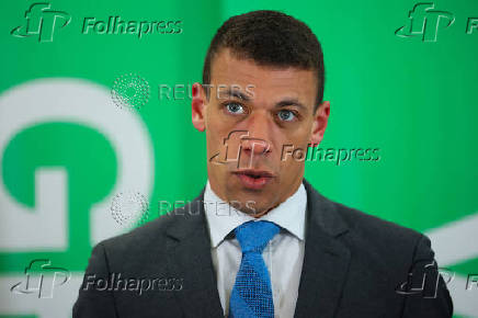 Green Party co-leader Pedneault responds after the Leaders' Debates Commission decided to drop the party from the French and English federal election debates, in Montreal