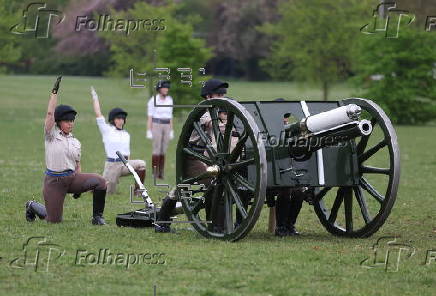 The King's Troop Royal Horse Artillery prepares for 80th anniversary of VE Day