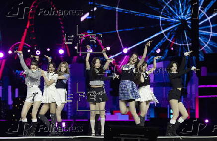 K-pop groups perfrom at the 2025 Seoul Spring Festa