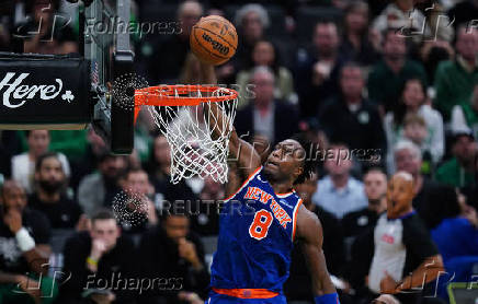 NBA: Playoffs-New York Knicks at Boston Celtics