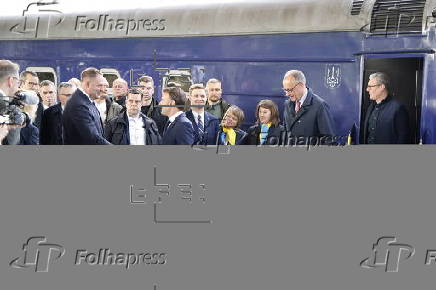 European leaders visit Ukraine
