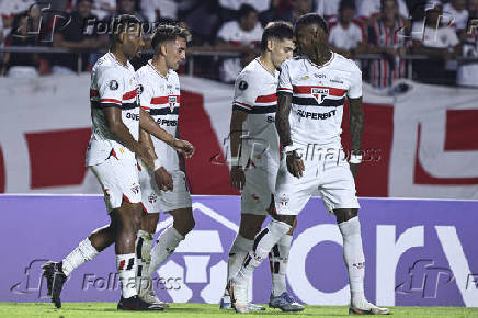 Partida entre são paulo e talleres pela copa libertadores 2025.