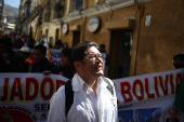 Comerciantes bolivianos protestan contra la 