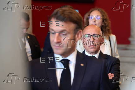 French President Macron on state visit to Monaco